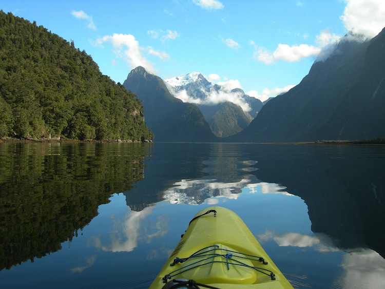 Kayaking Fiordland New Zealand