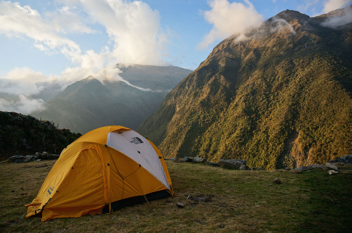 camping on the Choquequirao Trek