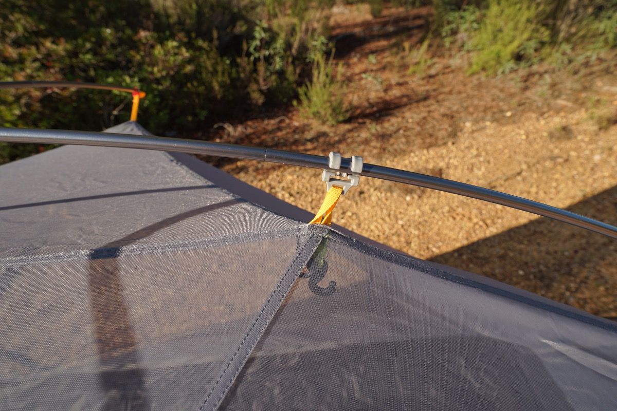 Tent loop and clip system
