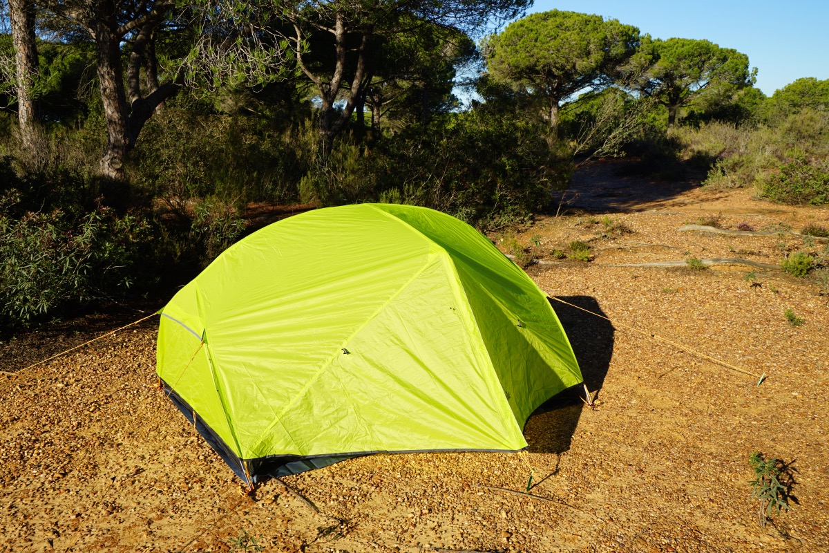 Backpacking tent rainfly