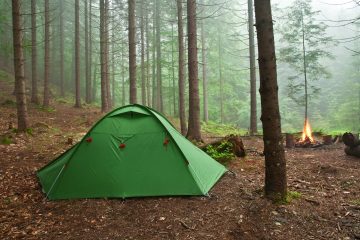 how to set up a campsite