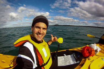 Kayaking the Hauraki Gulf, New Zealand