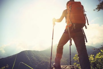how to use walking poles while hiking